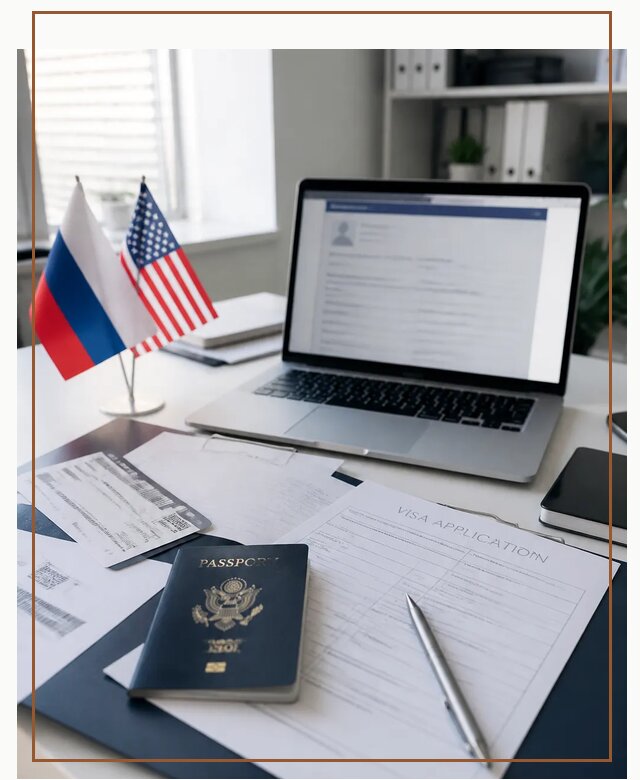 Оформление визы в США для туристов и бизнеса в Борзе